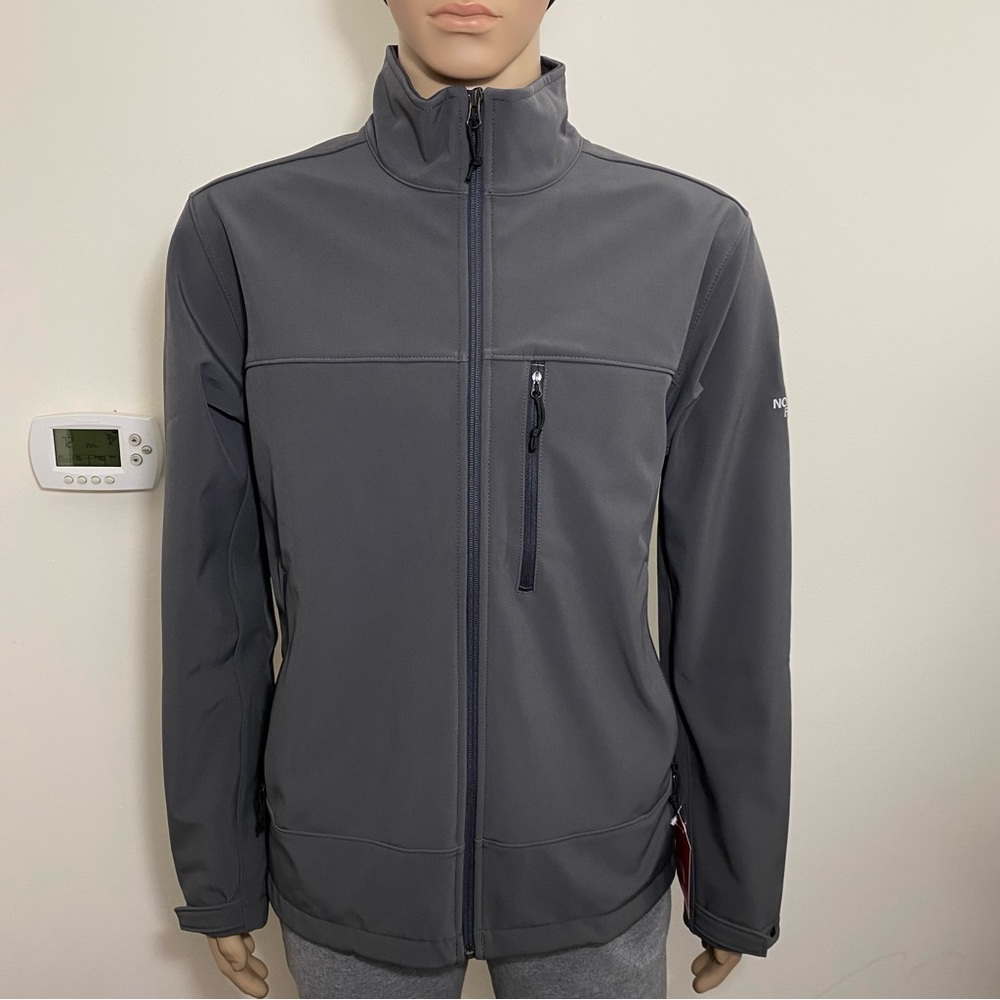 The North Face Men's Stretch Soft Shell Jacket Charcoal Grey Sz L XXL